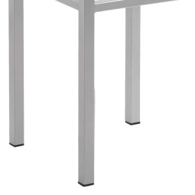 Moderner Barhocker Cycle in Beige und Perlsilberfarben – Ansicht 4