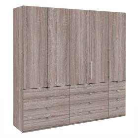 Panorama Schlafzimmerschrank Vasilio mit viel Stauraum modern – Ansicht 1