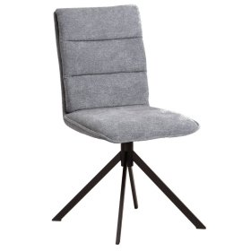Esstisch Stühle Ramotu in Grau mit aufwendigen Steppungen (2er Set) – Ansicht 2