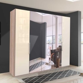 Moderner Schlafzimmerschrank Codumenta 3 türig mit Spiegel – Ansicht 3