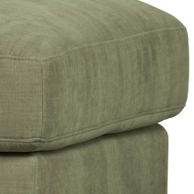 Polster Sitzhocker Karyon in Graugrün für Modulsofa – Ansicht 6