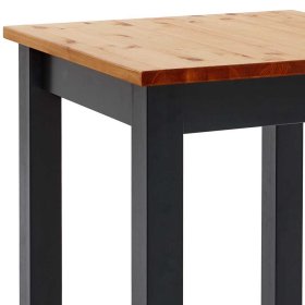 Bartisch Gruppe Hanni in Schwarz und Kieferfarben (dreiteilig) – Ansicht 4