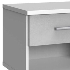 Nachtkommode Lasewood in modernem Design mit einer Schublade – Ansicht 3