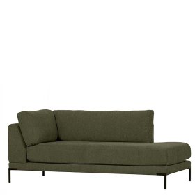 Modul Sofa Chaiselongue Skaceto in Dunkelgrün 200 cm breit – Ansicht 1