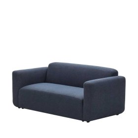 Wohnzimmer Couch Badryca in Dunkelblau 188 cm breit – Ansicht 1