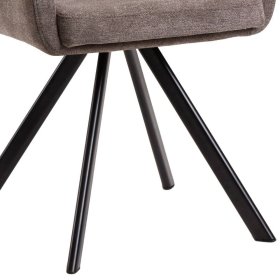 Polsterstuhl Esszimmer Shalima mit Armlehnen in modernem Design – Ansicht 4