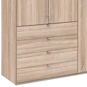 Übergröße Schlafzimmerschrank Gehvonda in Eiche Sägerau mit Falttüren – Ansicht 4