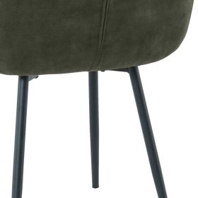 Samt Armlehner Salassos in Dunkelgrün und Schwarz (2er Set) – Ansicht 8