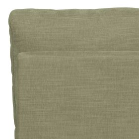 Modulsofa Abschluss Element links Karyon in Graugrün 93 cm breit – Ansicht 14