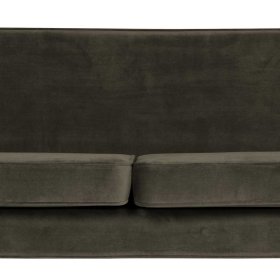 Wohnzimmercouch Valleys aus Samt in dunkel Grün 230 cm breit – Ansicht 5