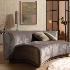 Sofa Vasteca mit zwei Sitzplätzen aus Chenillegewebe – Ansicht 7