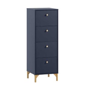 Schlafzimmerset Estren in modernem Design mit Metallgriffen (sechsteilig) – Ansicht 12