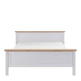 Schlafzimmer Dymco im Landhausstil in Holzoptik Pinie weiß (fünfteilig) – Ansicht 3