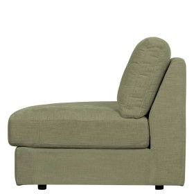 Modulsofa Abschluss Element links Karyon in Graugrün 93 cm breit – Ansicht 6