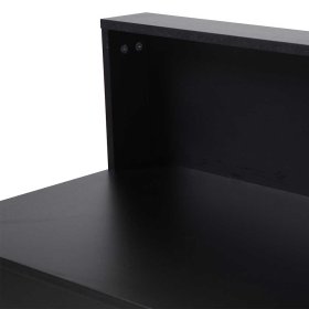 Designschreibtisch Calinesta in Schwarz und Piniefarben – Ansicht 6