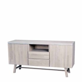 Sideboard South aus Eiche White Wash 160 cm breit – Ansicht 1