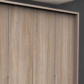 Falttüren Schlafzimmerschrank Gehvonda in Eiche Sägerau mit viel Stauraum – Ansicht 5