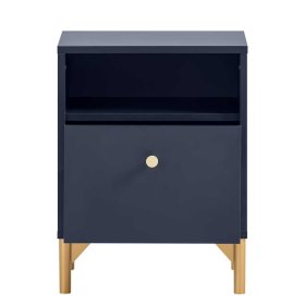Schlafzimmerset Estren in modernem Design mit Metallgriffen (sechsteilig) – Ansicht 9