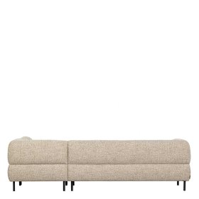Sofaecke Streeter in Beigegrau mit Fußgestell aus Metall – Ansicht 6