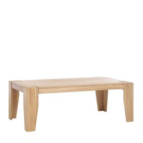 Massiver Wohnzimmertisch Mocorapo aus Wildeiche 45 cm hoch – Ansicht 2