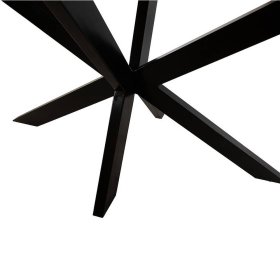 Esstisch Sebastiano mit Massivholzplatte und Spider Gestell – Ansicht 5