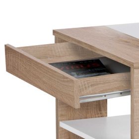 100x44x58 cm Couchtisch Pianna in Sonoma-Eiche und Weiß – Ansicht 5