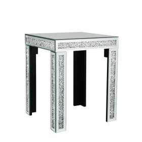 Beistelltisch Wouty aus Spiegelglas in modernem Design – Ansicht 1