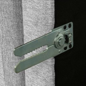 Eckelement Modul Sofa Kahilke in Hellgrau mit Vierfußgestell aus Metall – Ansicht 13
