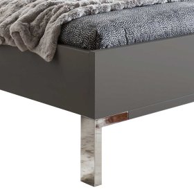 Komplettschlafzimmer Melzica in Braun und Creme Weiß modern (vierteilig) – Ansicht 5