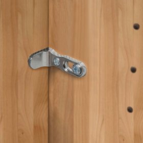 XL Drehtürenkleiderschrank Vericia in Eiche Bianco & Champagner 344 cm breit – Ansicht 10