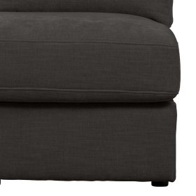 Modulsofa Abschluss Element links Trois in Anthrazit 93 cm breit – Ansicht 10