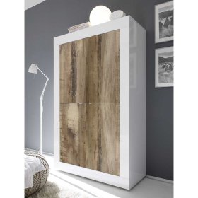 Wohnzimmerschrank Yuelva mit 4 Drehtüren in modernem Design – Ansicht 2