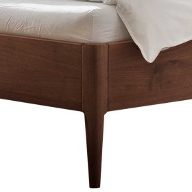 Nussbaum Bett Niels mit Polster Kopfteil in Grau – Ansicht 4