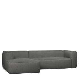 Moderne Couchecke Mercur Stoff in Grau mit Armlehnen – Ansicht 4