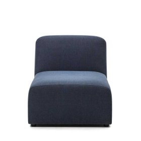 Modul Sofa Chaiselongue Badryca in Dunkelblau 152 cm tief – Ansicht 2