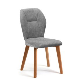Esszimmerstuhl Cementa mit Gestell aus Massivholz 49 cm Sitzhöhe (2er Set) – Ansicht 2