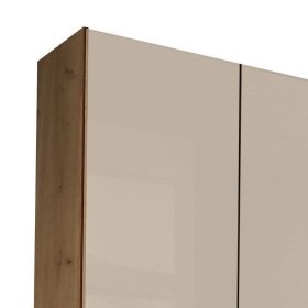 Schlafzimmerschrank Vericia in modernem Design mit Metallgriffen – Ansicht 5