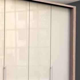 Kombi Kleiderschrank Codumenta mit Schubladen und Falttüren – Ansicht 5