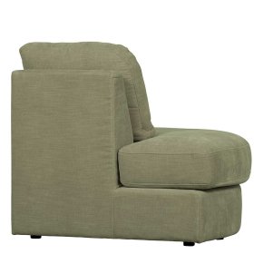 Modulsofa Abschluss Element links Karyon in Graugrün 93 cm breit – Ansicht 8