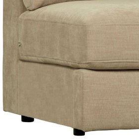 Sofa Element mit Armlehne rechts Pilamonia in Beige aus Webstoff – Ansicht 10