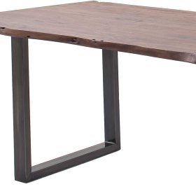 Tisch Esszimmer Kondoza mit natürlicher Baumkante im Industry und Loft Stil – Ansicht 5