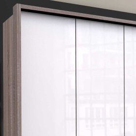 Ankleideschrank Yunidra 4 türig mit sechs Schubladen – Ansicht 5