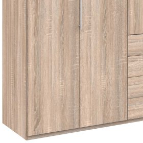 Schlafzimmerkleiderschrank Gehvonda in Eiche Sägerau foliert – Ansicht 4