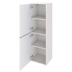 Weißer Hochschrank Folcora 40 cm breit 2-türig – Ansicht 3