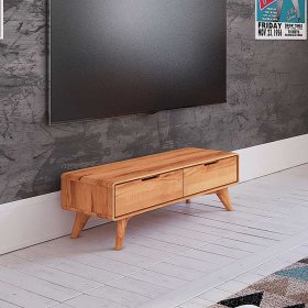 TV Tisch Stenov aus Kernbuche Massivholz 90 cm breit – Ansicht 3