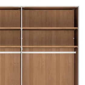 Premium Kleiderschrank Viramiru mit Spiegel Türen 393 cm breit – Ansicht 7