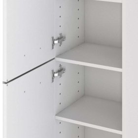 Weißer Hochschrank Folcora 40 cm breit 2-türig – Ansicht 5