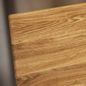 Singlebett Vinial aus Wildeiche Massivholz mit Schublade – Ansicht 7