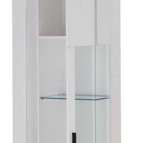 Vitrine Constantin mit LED Beleuchtung und Glastür – Ansicht 6