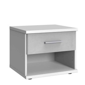 Nachtkommode Lasewood in modernem Design mit einer Schublade – Ansicht 2